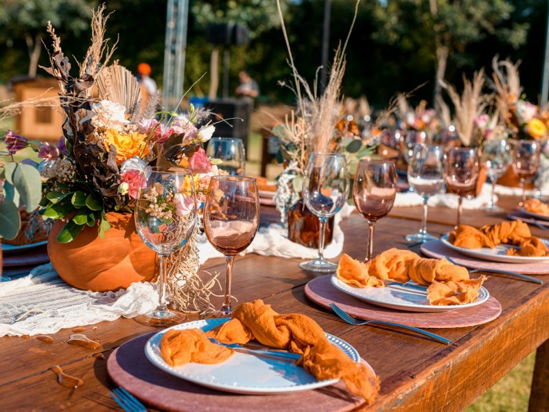 Tafel vol lekkere catering